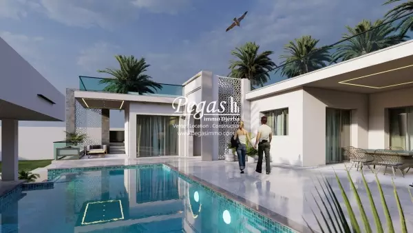 photo bien une villa à vendre à djerba avec piscine
