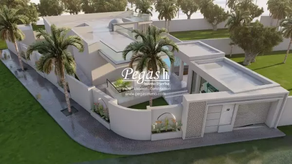 photo bien une maison à Djerba avec piscine à vendre